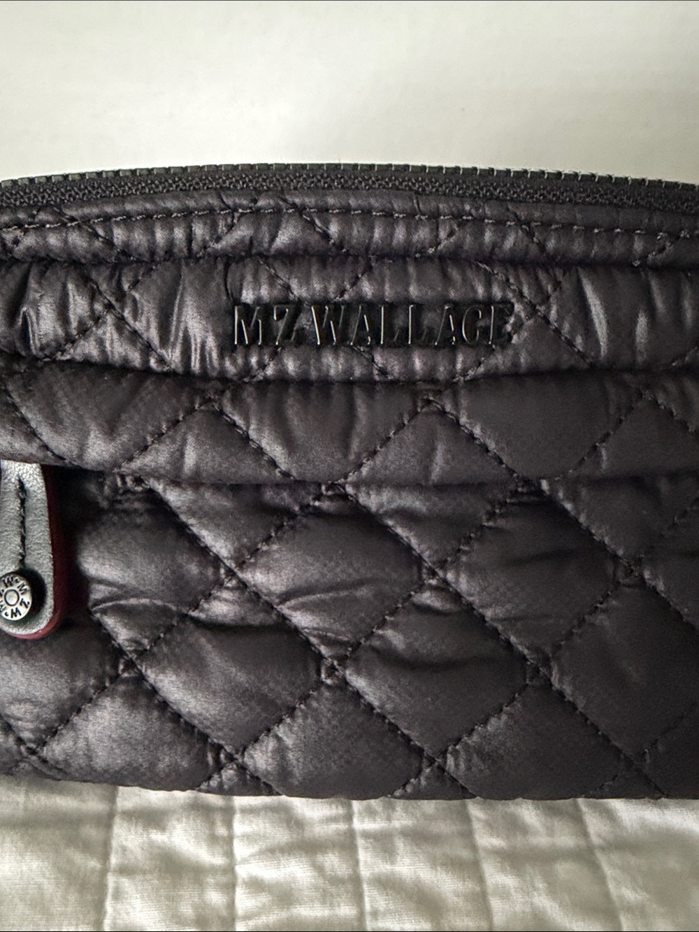 MZ Wallace Metro Belt Bag Black Quilted Nylon Crossbody